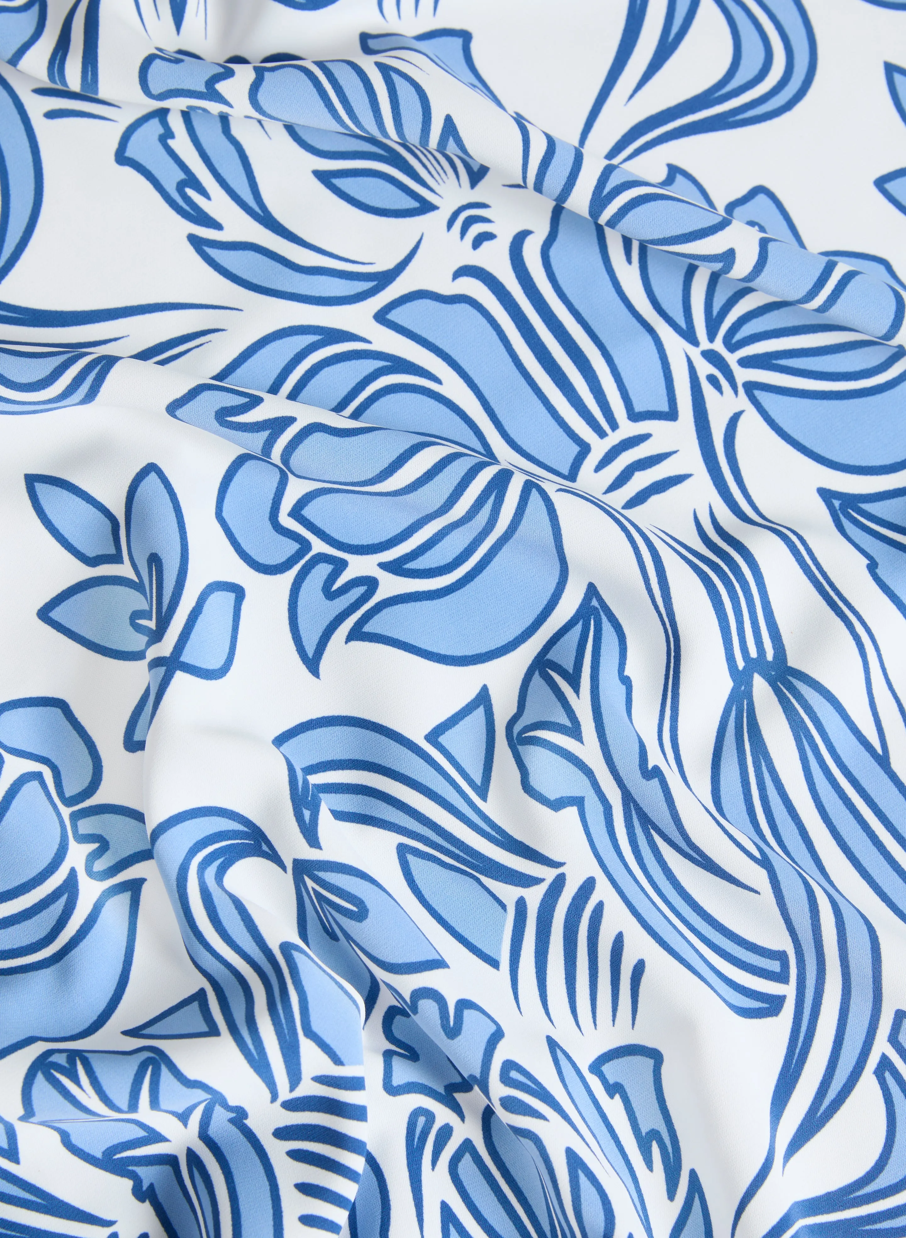 Abstract Floral Print T-Shirt