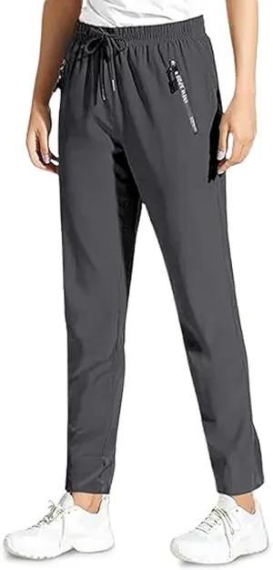 BeeSwan Stretch Active Pants for Women Over 50, Ultra Stretch Breathable Casual Quick Drying Work Glide Comfy fit Pants
