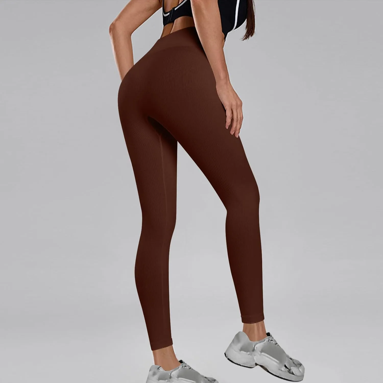 Butt Lifting Leggings for Women Tummy Control Seamless Leggings Booty High Waisted Workout Yoga Fitness Pants