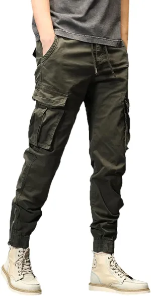 Cargo Sweatpants for Men Jogger Pants Athletic Chino Trousers Sweatpants Track Pants Men Man Casual Cargo Pants Solid