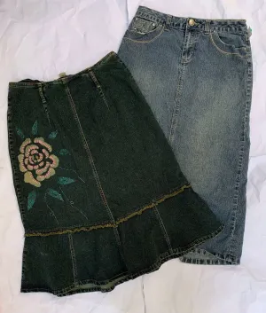 Denim skirt