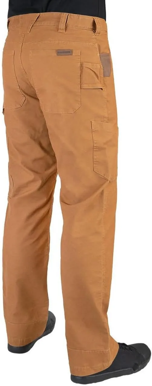 LA Police Gear Iron & Haft Tradesman Stretch Work Pant, 12 Pocket Stretch Waistband Construction Pants with Hammer Loop