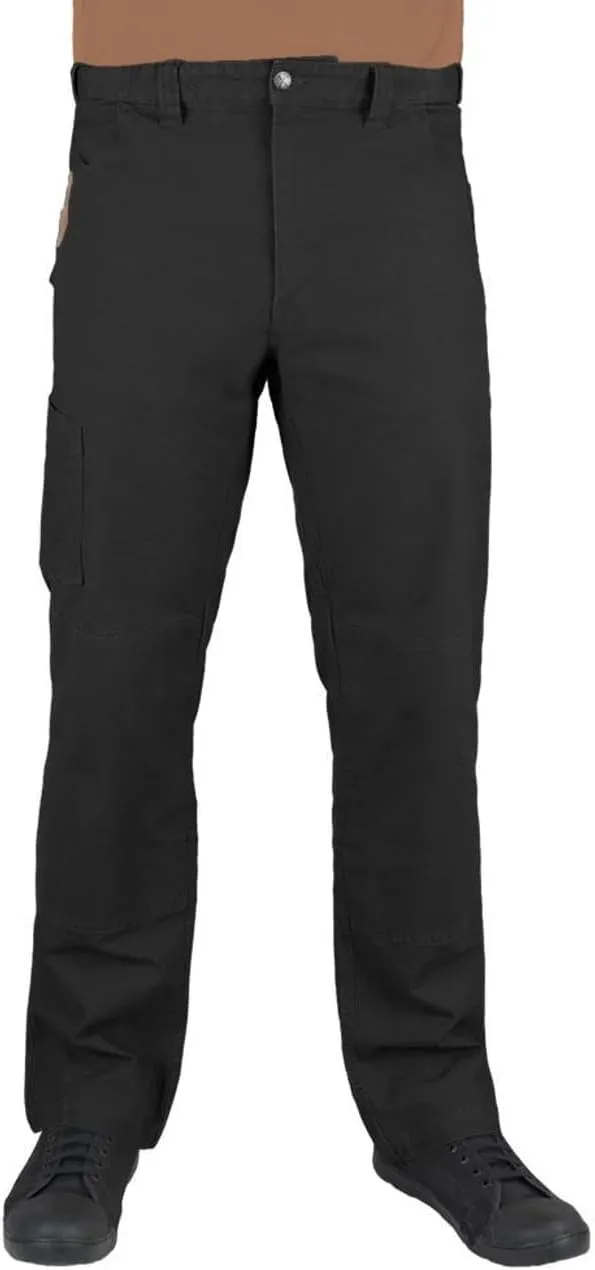 LA Police Gear Iron & Haft Tradesman Stretch Work Pant, 12 Pocket Stretch Waistband Construction Pants with Hammer Loop