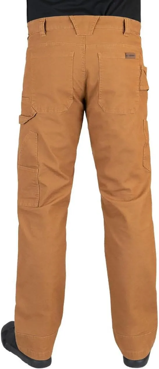 LA Police Gear Iron & Haft Tradesman Stretch Work Pant, 12 Pocket Stretch Waistband Construction Pants with Hammer Loop