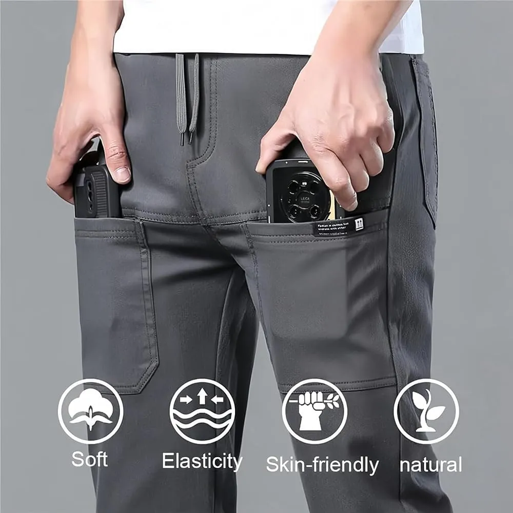 Mencomfy Cargo Pants, MultiPants-High Stretch Multi-Pocket Durable Cargo Pants, Acegents Silm Fit Stretch Pant for Men