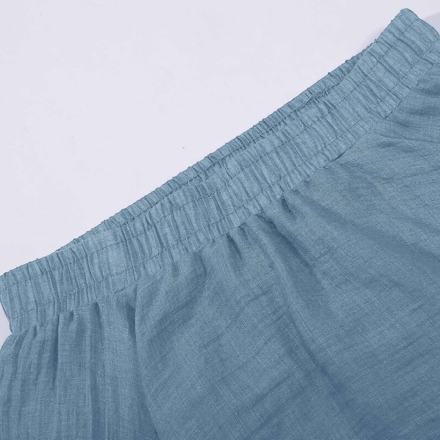 Ruffle Skirt Trendy Flared High Elastic Waist Solid Loose Pleated Long Skirts for Women Summer Vacation Clothes