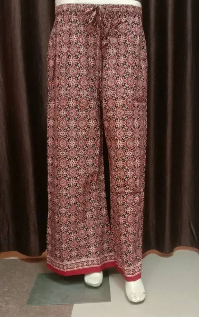 Women's Cotton Printed Trouser